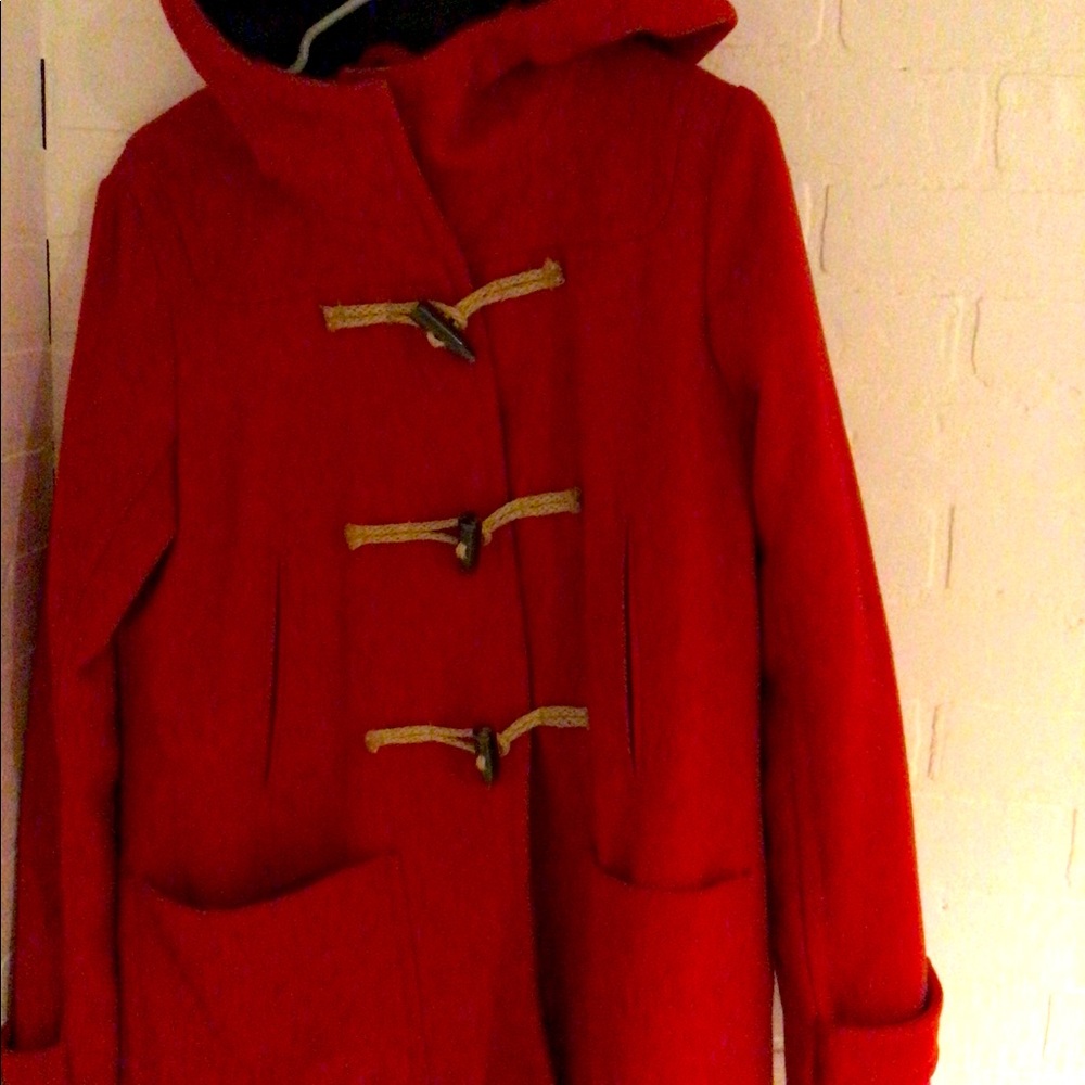 Adorable Red Winter Pea Coat ❤️❄️
